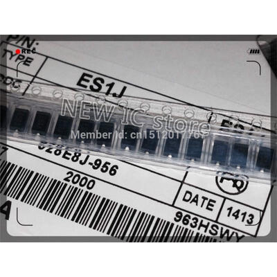 

Free Shipping 2000pcs/lot ES1J SF18 1A/600V SMD Rectifier Diode Fast Recovery Diode