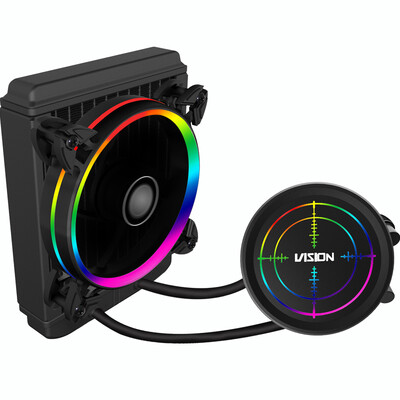 

To Rui Snow Blade G240 Symphony Edition integrated water-cooled CPU cooler temperature control magic fan LED colorful cold head support multi-platform