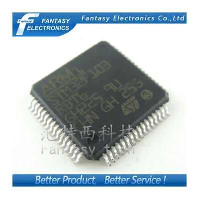 

2PCS STM32F103RBT6 LQFP64 STM32F103 QFP64 QFP ARM new&original IC free shipping