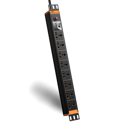

ON HPD1810A 8-bit 10A universal hole with light switch PDU cabinet power socket can be customized high power pdu socket