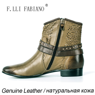 

2015 New style springwinter genuine leather women short boots with hollow