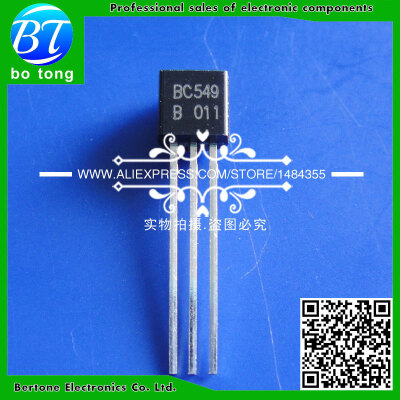 

1000PcsLot Triode BC549 549 TO-92 Silicon Transistor DIP-3 NPN 30V 100MA TO-92