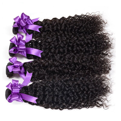 

PASSION HAIR Kinky Curly Human Hair 4 Bundles Peruvian Virgin Hair Weave Curly 4 Bundles Hair Extensions