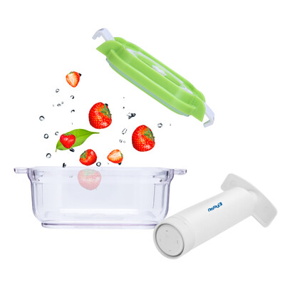 

Enssu vacuum baby food supplement box baby food supplement storage box snack box frozen packaging box ice tray fresh-keeping