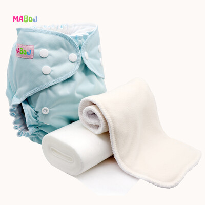 

Maboj Reusable Nappy Diaper Pocket Cloth Diapers  Fits All Diaper Liners Flushable&Microfiber Inserts