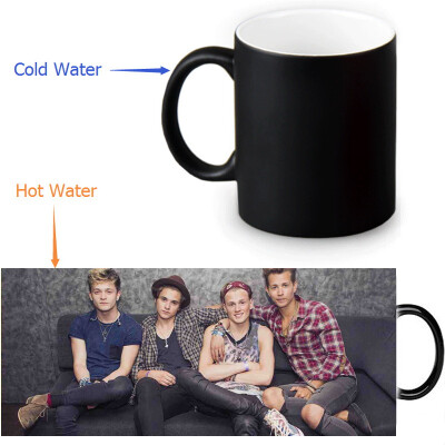 

Vamp 350ml / 12oz Heat Show Show Mug Color Change Чашка кофе Чувствительные морфинг-кружки Волшебная чашка для чайных чашек