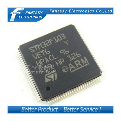 

10PCS STM32F103VET6 QFP100 STM32F103 QFP ARM new and original IC free shipping