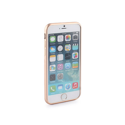 

прочного сплава алюминия защитных рамы для iPhone 6 - золотые