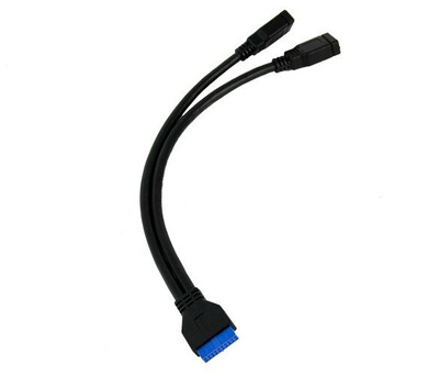 

Отель хуаюань порта USB 3.0 20p женских двойной Женский кабель 20р F к АФ 0,25 м