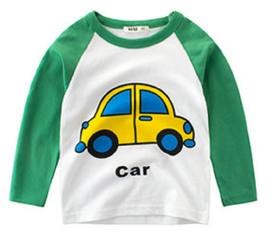 

2018 boys spring & autumn long-sleeves T-shirt children T-shirt cartoon printed bottom