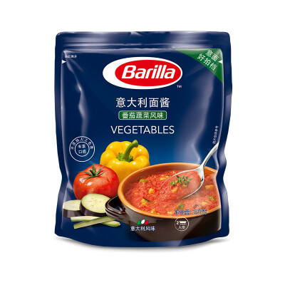 

Baiwei to Barilla Tomato Vegetable Flavored Pasta Sauce 250g