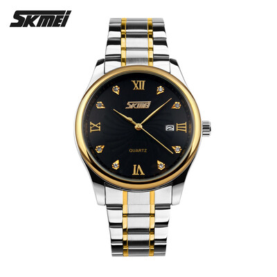

Brand Stainless Steel Strap Analog Date Mens Quartz Watch Casual Watch Men Wristwatch