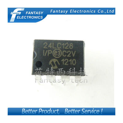 

5PCS 24LC128-I/P DIP8 24LC128-IP DIP 24LC128 new and original IC free shipping
