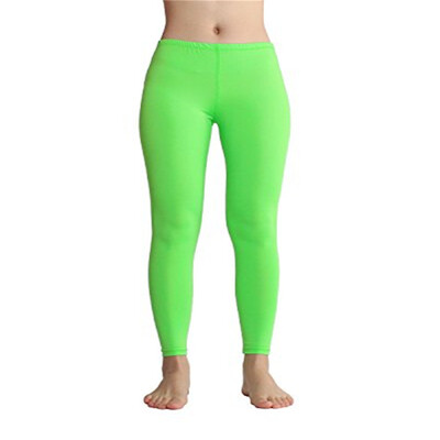 

2018 New 14 Colour Fashion Adult women Sexy Slim Tight Lycra Spandex Zentai pleated Middle-Waisted Skinny Pants Pure Color