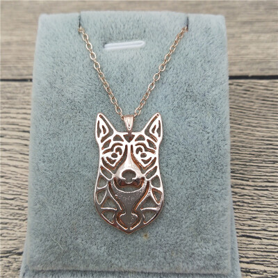 

New American Akita Necklace Trendy Style American Akita Pendant Necklace Women Fashion Pet Dog Jewellery