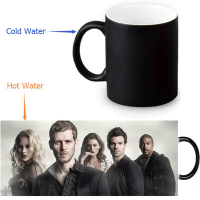 

Оригинальные 350 мл / 12 унций Heat Reveal Mug Color Change Чашка кофе Чувствительные морфинг-кружки Волшебная чашка для чайных чашек