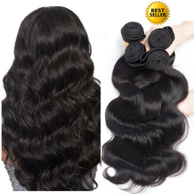

Protea Hair Brazilian Body Wave Hair Extensions 100 Remy Human Hair Weave Bundles Natural Color