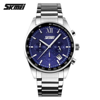 

Mens Luxury Chronograph Watch Date Analog Stainless Steel Quartz Wrist Watch