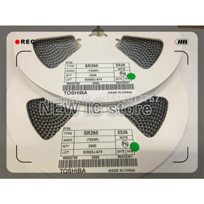 

Free shipping 500pcs/Lot SS26 SR260 2A/60V A-type SMD Schottky Barrier Rectifier Diode 100% NEW Free Shipping