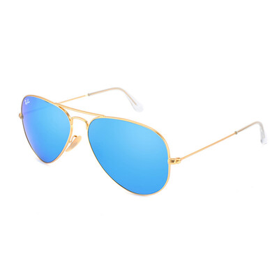 

Rayban Retro Aviator Женские солнцезащитные очки для мужчин Поляризованный объектив с ртутью Pialot Style Светоотражающий цвет 3025