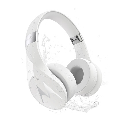 

Motorola Pulse Escape earmuffs foldable travel portable Bluetooth wireless headset waterproof dust control volume white