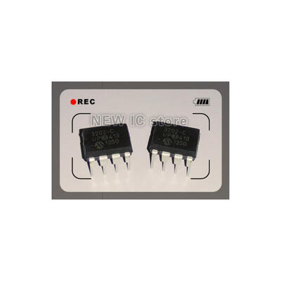 

Zhuoyue 50pcs/lot MCP3202-CI/P MCP3202 ANALOG TO DIGITAL CONVERTER ADC 12 BIT 100KSPS DIP8 100%New original