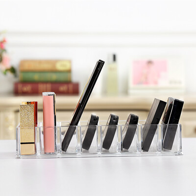 

2018 Aila Прозрачный акриловый 8 Eye Shadow Collection Box Туалетный столик Помада Порошок Торт Blush Cosmetics Collection Box
