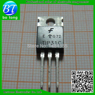 

Free shipping TIP31C TIP31 3A 100V TO220 original and new 10PCS/LOT
