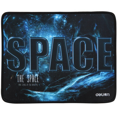 

Deli 33188 thick wear-resistant rubber wrapped edge mouse pad 250 200mm