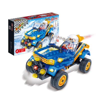 

BanBao 8625 Pull-Back Car Building Blocks Set Wind