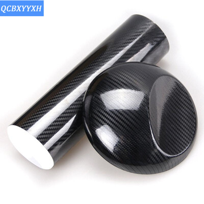 

30x152cm Glossy 5D Carbon Fiber Black DIY Car styling Auto Motorcycle Stickers Car-styling Interior Exterior Body Sticker Film