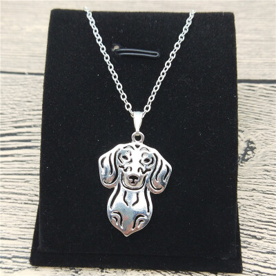 

New Dachshund Necklace Trendy Style Dachshund Pendant Necklace Women Pet Jewellery Fashion Animal Dog Jewellery