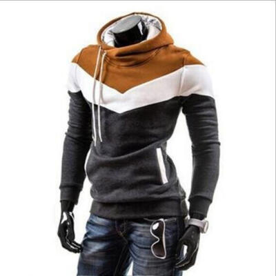 

New Brand selling mens head hit color Mens Fleece Hoodie Jacket special offer wholesal trade hoodies