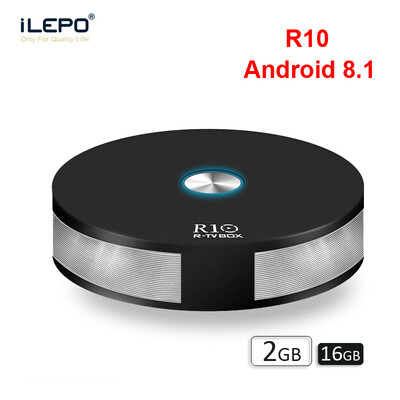

iLEPO R10 Android 8.1 Smart TV Box RK3328 Quad Core 2GB 16GB HD 4K Bluetooth 4.1 KD 17.4 USB3.0 Wifi 2.4G&5G Top Box Player