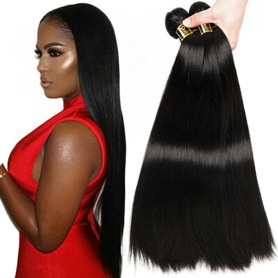 

YAVIDA Malaysian Straight Virgin Hair 4 Bundles Malaysian Hair Weave Bundles Straight human Hair Extension Black Friday Deals