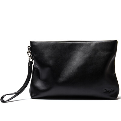 

DANJUE Men Hand Bag Genuine Leather Day Clutches Bag Male Business Phone Bag Long Natural Cowhide Men Daily Bag Wallet