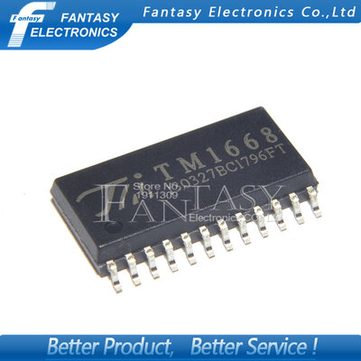 

50PCS TM1668 SOP24 1668 SOP SMD new&original IC free shipping