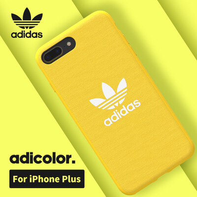 

Adidas iPhone8 \ 7Plus мобильный телефон оболочки новый яркий молодежь Apple 8 \ 7Plus мужской силиконовый все включено простой нескользящей защиты от падения покрытия желтый