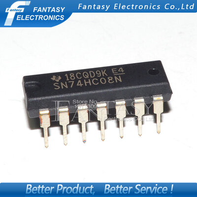 

50PCS SN74HC08N DIP14 SN74HC08 DIP 74HC08N 74HC08 new and original IC free shipping
