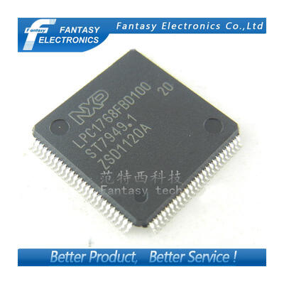 

2PCS LPC1768FBD100 LQFP100 LPC1768FBD QFP LPC1768 32-bit ARM Cortex-M3 microcontroller new&original IC free shipping