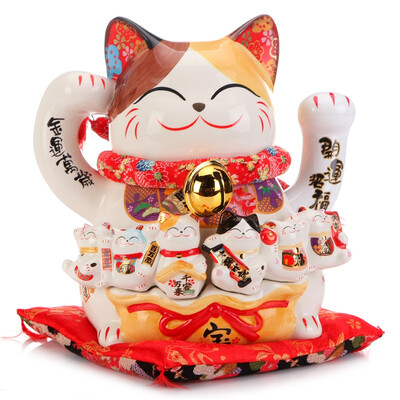 

Jingdong Supermarket Jinshi Workshop Lucky Cat Extra Large Shop Opening Decoration Qiaoqianyun Long live electric shake hands ceramic Lucky Cat SC53433