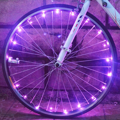 

Велосипед Велоспорт 20 светодиодов Цветной прохладный безопасности Spoke Wheel Light Велосипед аксессуары