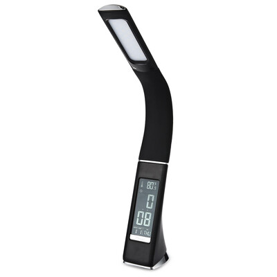 

5W 200LM Electronic VA Screen 3 Level Dimmable LED Table Lamp with Calendar Temperature Alarm Clock