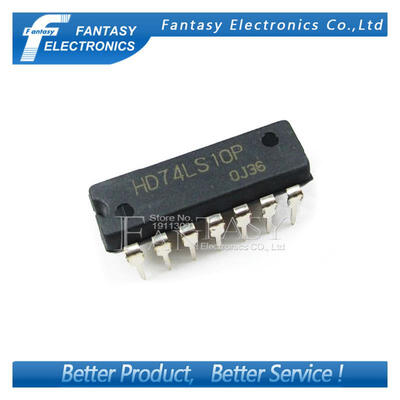 

50PCS HD74LS10P DIP14 HD74LS10 DIP SN74LS10N 74LS10 new&original IC free shipping
