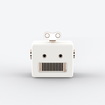 

Simple Lovely Mini Mobile Phone Bluetooth Speaker Cute Wireless Robot Speaker