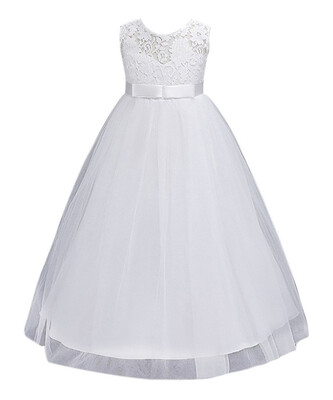

3-14Y Princess Champage Lace Flower Girl Dresses 2017 Girls Tutu Birthday Party Платья Рапунцель костюм