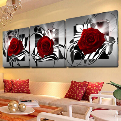 

Canvas Paintings pictures Toile Modern Wall Oil Painting Flower Home Decoration Art Picture Wall In Living Room 40X50cmX3pcs