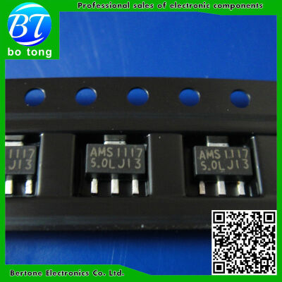 

Free Shipping 1000PCS AMS1117-5.0V AMS1117 LM1117 1117 5.0V Voltage Regulator SOT-89