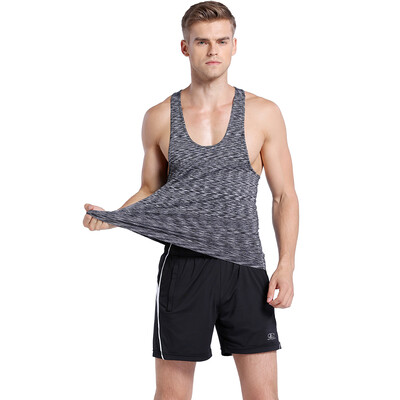 

JINSHI Mens Stringer Gym Tank Top Y-back Workout Shirt