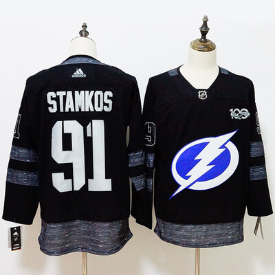 

Tampa Bay Молния Джерси Adidas НХЛ Jerseys для мужчин Climalite Аутентичные команды Хоккей Jersey Jersey Jerseys Ман Jerseys НХЛ